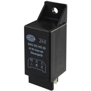 Mercedes-Benz - Hella 5wg 002 450-291 - Relais - Ruitenwisserregelinterval - 24 Volt - 6 contacten