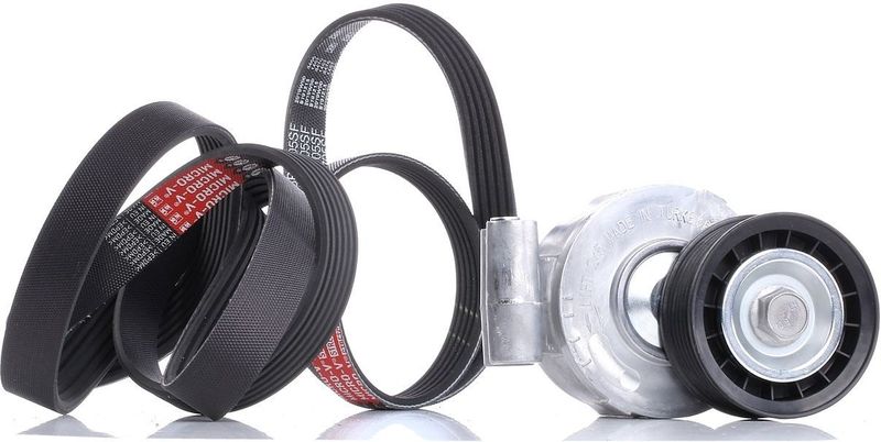 GATES Poly-V-riem set FORD,VOLVO K016PK1305 5PK705SF,6PK1305,T38318 Multiriemset 9487168,2110247,ME3M5Q6D361AA