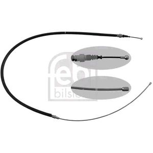FEBI BILSTEIN Handremkabel VW,SKODA,SEAT 49624 6Q0609721L,6Q0609721G