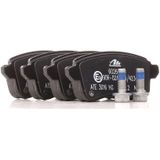 ATE - Remblokkenset - Achteras - 13.0460-2624.2 - Voor Voertuigen Met Elektrische Handrem