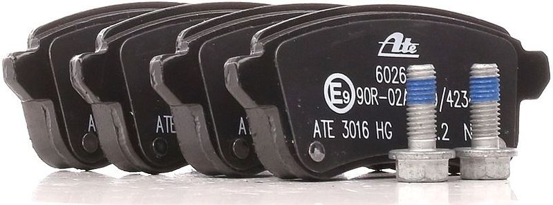 ATE - Remblokkenset - Achteras - 13.0460-2624.2 - Voor Voertuigen Met Elektrische Handrem