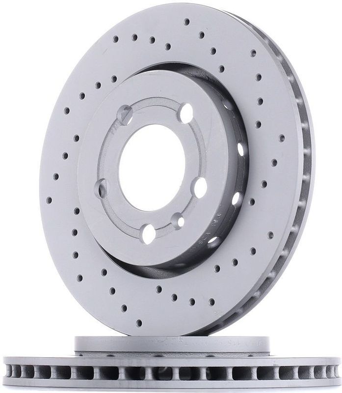 ZIMMERMANN Remschijf VW,AUDI,SKODA 100.1241.52 8L0615601,8N0615601B Remschijven