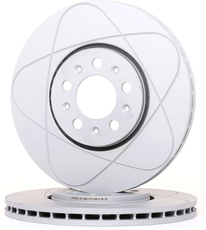 ATE - PowerDisc - Remschijf - Geventileerd - Vooras - 288 mm - Gecoat