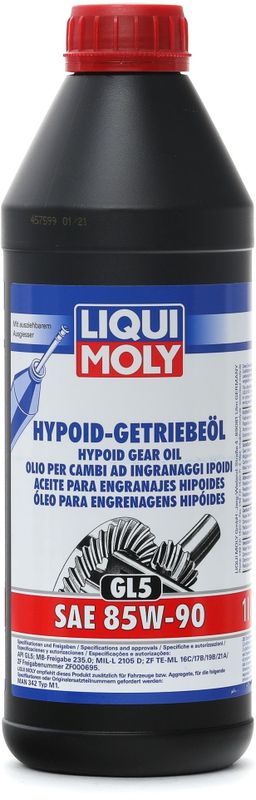 LIQUI MOLY - Hypoid GL5 - Versnellingsbakolie - 1 liter - Viscositeit SAE 85W-90