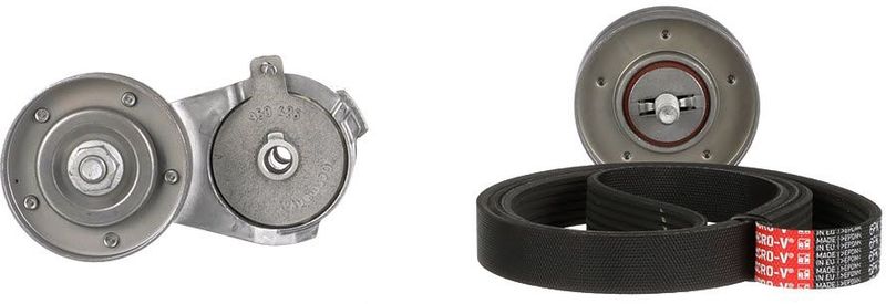 GATES Poly-V-riem set VW,SKODA,SEAT K026PK1548 6PK1548,T36083,T38282 Multiriemset