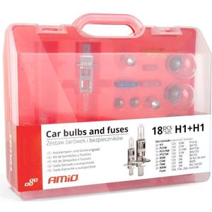 AMiO Autolampen VW,MERCEDES-BENZ,OPEL 01495 Gloeilampassortiment