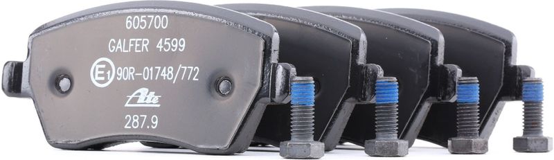 ATE - Remblokkenset - Vooras - Set Assen - Met Akoestische Slijtagewaarschuwing - Lucas / TRW