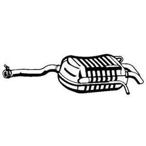 VEGAZ Einddemper MERCEDES-BENZ MS-340 2034901721 Uitlaat,Uitlaatdemper,Achterdemper,Uitlaat demper,Uitlaatsysteem,Knaldemper