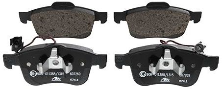 ATE - Remblokkenset - Vooras - Set assen - Inclusief Slijtageindicator