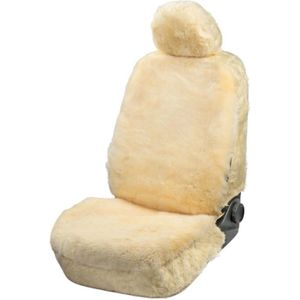 Walser - Autostoelhoes - Beige - Lamsvel Maya - 1 stuk