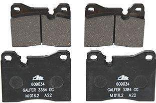 ATE - Remblokkenset - Vooras - Set assen - 89,8 mm breedte - 70,5 mm hoogte - 15 mm dikte