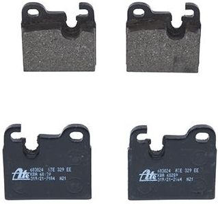 Ate - Remblokken Set - Achter - Voor BMW - 4 Remblokken per As - 55,8 mm Breedte - 53,1 mm Hoogte - 15 mm Dikte