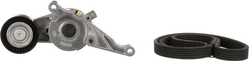 GATES Poly-V-riem set VW,SEAT K016DPK1215 6DPK1215,T38436 Multiriemset