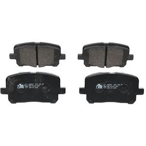 ATE - Remblokkenset - Vooras - Set assen - 13.0460-5891.2 - Remsysteem Akebono