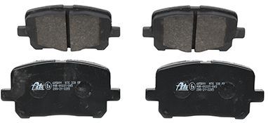 ATE - Remblokkenset - Vooras - Set assen - 13.0460-5891.2 - Remsysteem Akebono