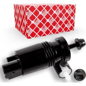 Febi - Ruitensproeierpomp Mini - Duelpomp - 12 Volt - 2 Aansluitingen