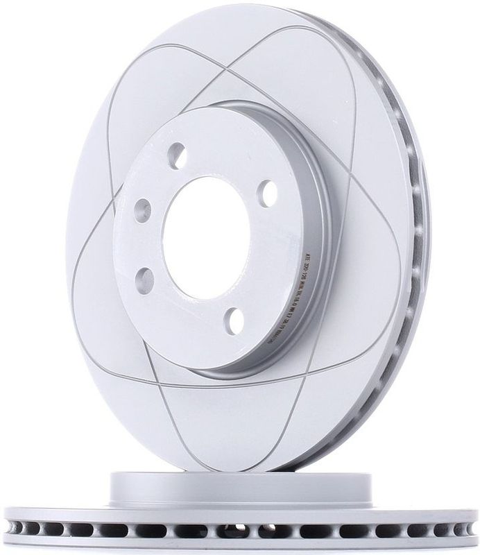 ATE - PowerDisc - Remschijf - Vooras - Geventileerd - 256 mm Buitendiameter