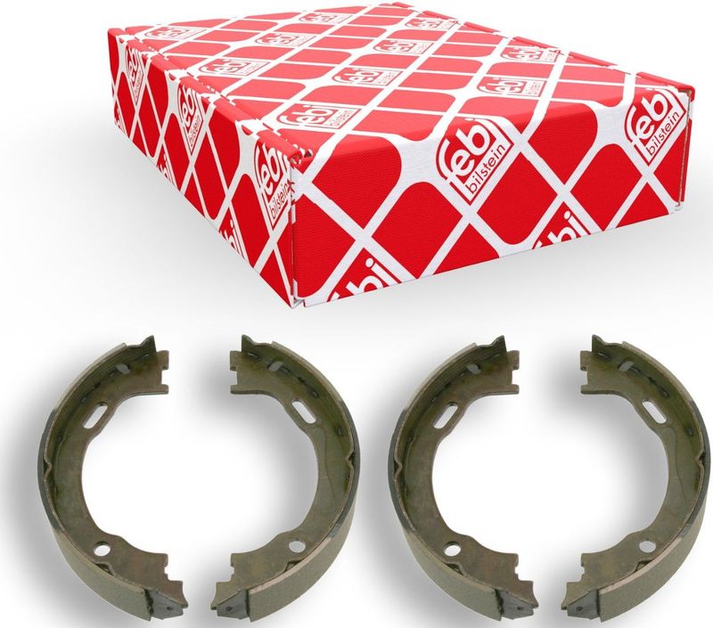 FEBI BILSTEIN Handrem MERCEDES-BENZ 23196 A1634200220S1,1634200220,1634200220S1 Remschoenset, parkeerrem A1634200220