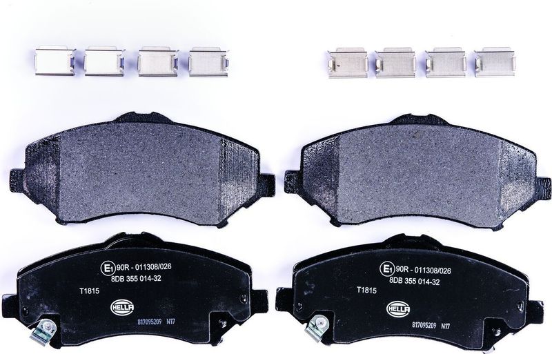 HELLA Remblokkenset VW,FIAT,JEEP 8DB 355 014-321 68068762AA,K68029263AA,K68068762AA K68093323AA,8389D1273,8481D1327,68044866AC,K68044866AC,068093323AB