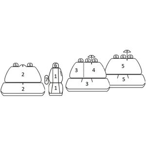 ATRA Stoelhoes OPEL,RENAULT S-/36_T06