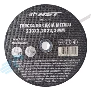 10 Stuks Slijpschijven 230x3 Mm – Voor INOX, Staal, Metaal En Ijzer, 22,2 Mm Asgat