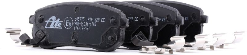 ATE - Remblokkenset - Achteras - Set assen - Met Akoestische Slijtagewaarschuwing