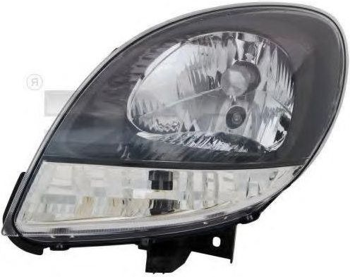 TYC Koplampen RENAULT 20-0362-75-2 7701062426 Koplamp