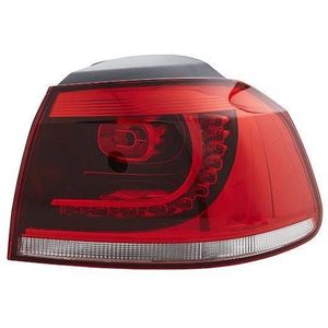 Volkswagen - Hella 2SD 010 408-081 - Achterlicht - Donkergrijs - Rood - Rechts