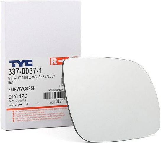 TYC Spiegelglas VW,SEAT 337-0037-1 6N1857522C,3B1857522,3B1857522C Dodehoekspiegel,Spiegelglas, buitenspiegel