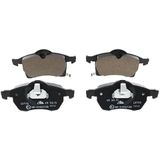 ATE - Remblokkenset - Ceramic - Vooras - Set assen - Voor voertuigen met ABS