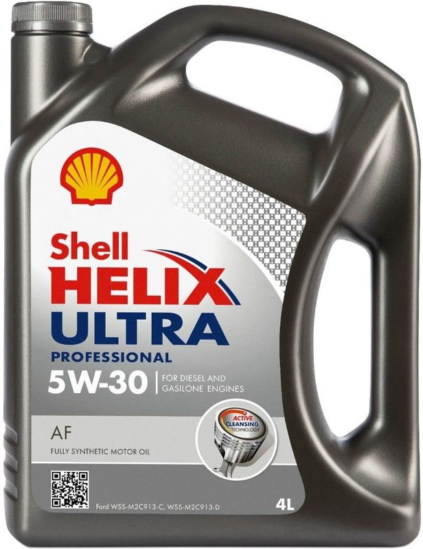 SHELL - Helix Ultra Prof AF - Motorolie - 4 liter - Viscositeit 5W-30