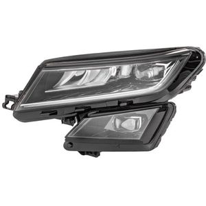 Skoda - Hella 1ZX 012 669-391 - Koplamp - Links - LED - Voor Rechtsrijdend Verkeer