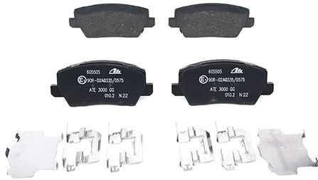 ATE Remblokkenset KIA 13.0460-5505.2 58101G6A40