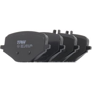 TRW - Remblokkenset - Voor MERCEDES-BENZ - Achteras - Vooras - Rood - Zilver