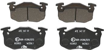 ATE - Remblokkenset - Set Assen - Vooras - RENAULT 13.0460-3953.2