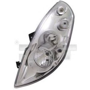 TYC Koplampen OPEL,RENAULT 20-12338-25-2 4419531,93197628,260102489R Koplamp 4419530,93197627,95523995,95528993,260109430R,260606702R