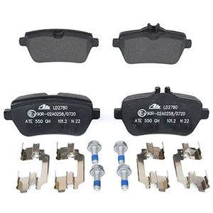 ATE - Remblokkenset - Achteras - Voor MERCEDES-BENZ - Met Toebehoren - Slijtageindicator Voorbereid