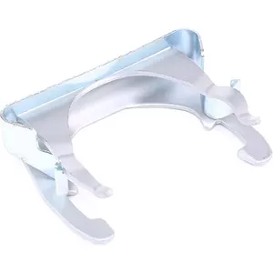 GBS roestvrij staal, W4, V2A, 56-59 mm, scharnierbouten, slangklemmen, spankaakklemmen, universele uitlaatklem, 56-59 mm, bandbreedte 22 mm, schroef M6
