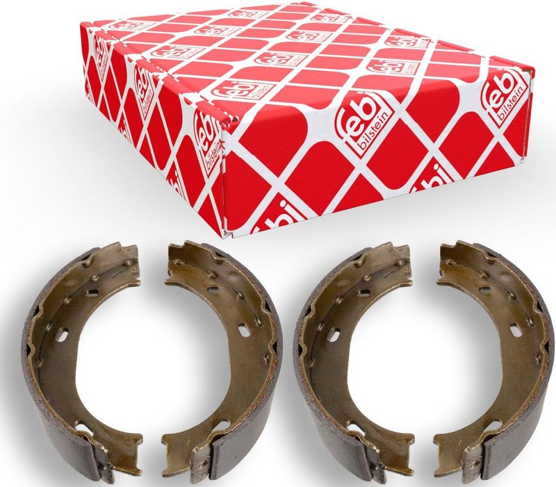 FEBI BILSTEIN Handrem MERCEDES-BENZ 23192 A0034201420,A0034201420S1,0024205820 Remschoenset, parkeerrem 0024205820S1,0034201420,0034201420S1