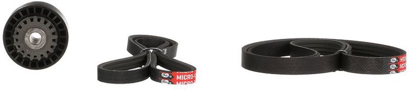 GATES Poly-V-riem set RENAULT,DACIA,PROTON K033PK753 3PK753,4PK928,T39056 Multiriemset
