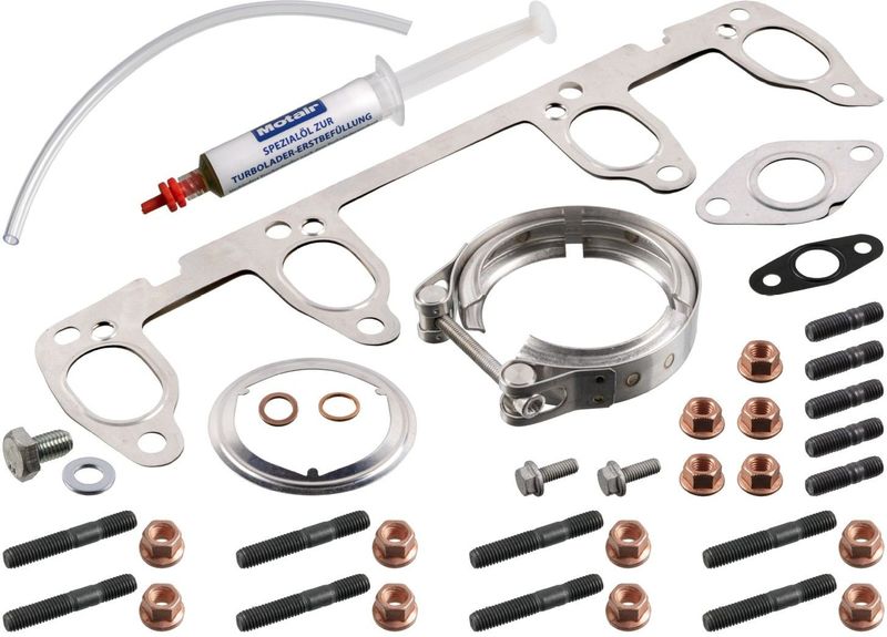 FEBI BILSTEIN Turbocharger, montageset VW 192265 1100768S1,1100768