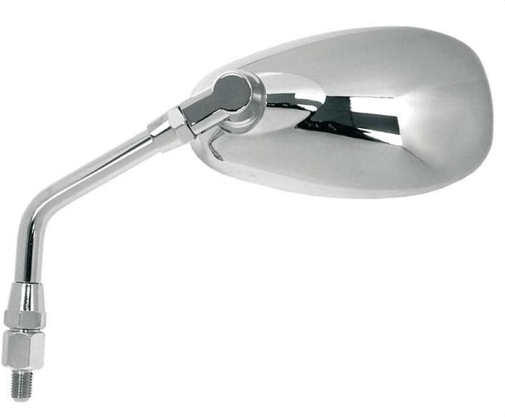 Autospiegel - Chroom - Kunststof - Ovaal - E-gekeurd