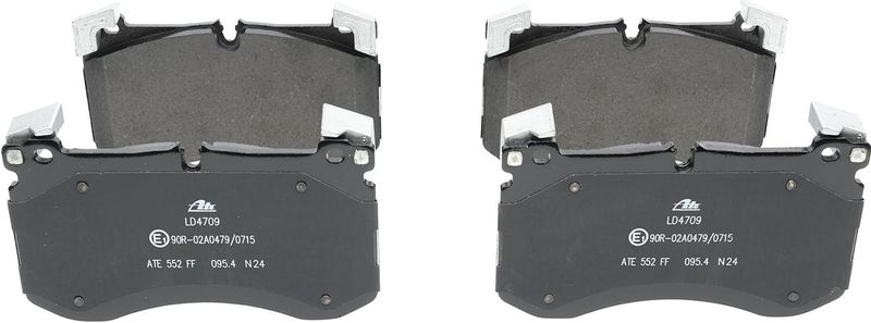 ATE - Remblokkenset - MERCEDES-BENZ 13.0470-4709.2 - Vooras - Slijtageindicator