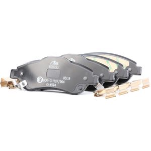 ATE - Remblokkenset - Set Assen - Vooras - Met Akoestische Slijtagewaarschuwing