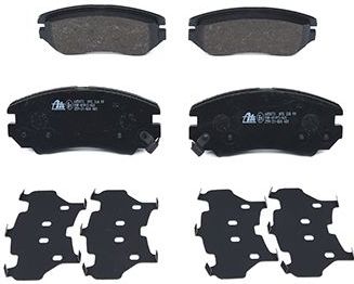 ATE - Remblokkenset - Set Assen - Vooras - Met Akoestische Slijtagewaarschuwing