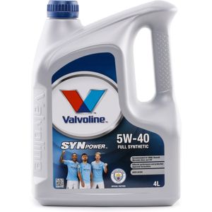 Valvoline - SynPower - Motorolie - 4 liter - Viscositeit 5W-40 - Geschikt voor VW, MERCEDES-BENZ, OPEL