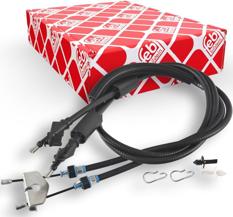 FEBI BILSTEIN Handremkabel FORD 170488 1347494,1492822,1707756 3M512A603AN,3M512A603AP,3M512A603EC,1328199,1366384,3M512A603AR,3M512A603AS,3M512A603AT