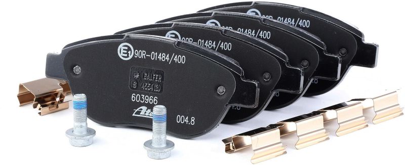 ATE - Remblokkenset - Set Assen - Vooras - Voor Voertuigen Met ESP