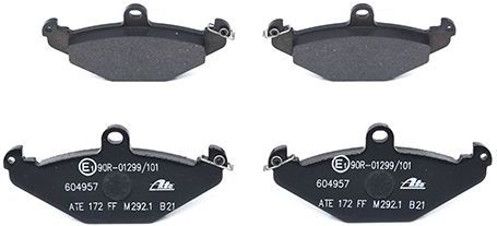 ATE - Remblokkenset - Set Assen - Voor Voertuigen Met ABS - Achteras