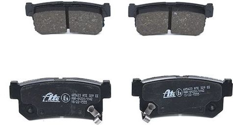 ATE - Remblokkenset - Achteras - Voor voertuigen met ABS - Set assen